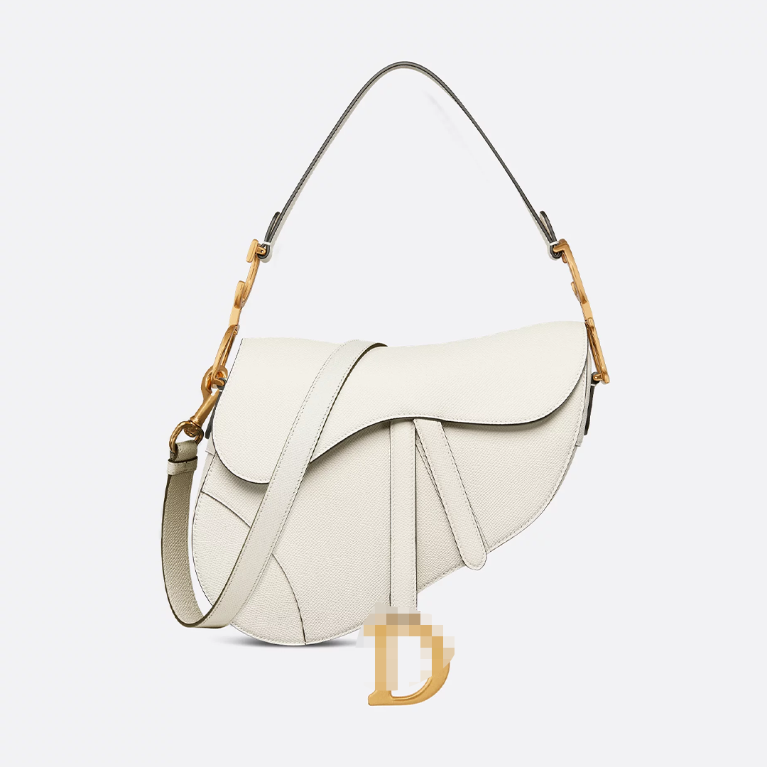 adore - white Saddle Bag