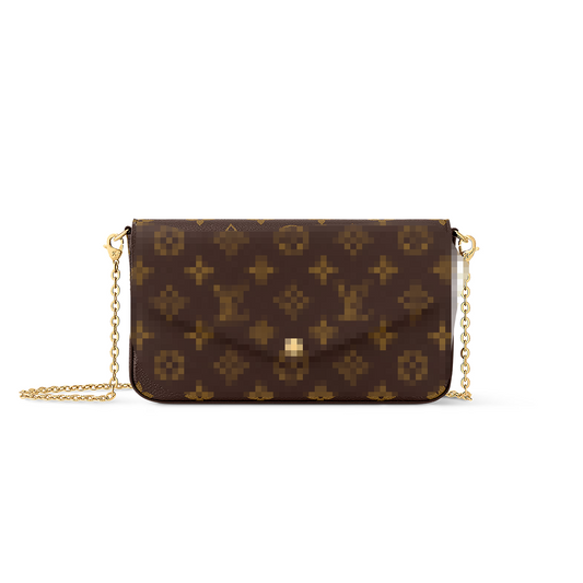 v's - Brown Envelop Bag
